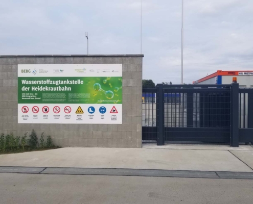 BEBG Barnimer Energiebeteiligungs GmbH - Folierungsarbeiten für eine Wasserstoffzugtankstelle